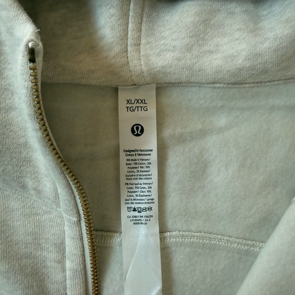 132 Lululemon Scuba Oversized Half-Zip Hoodie XL/XXL - Picture 4 of 8